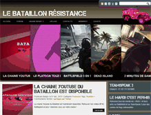 Tablet Screenshot of bataillon-resistance.com